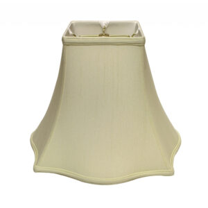 12" Ivory Premium Square Monay Shantung Lampshade