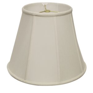 20" White Slanted Empire Monay Shantung Lampshade