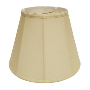 20" Antique White Slanted Empire Monay Shantung Lampshade