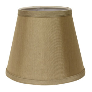 12" Pale Brown Empire Hardback Slanted No Slub Lampshade