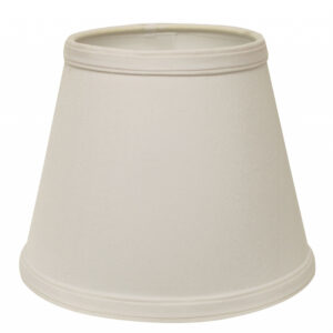 12" White Hardback Empire Slanted Slanted No Slub Lampshade