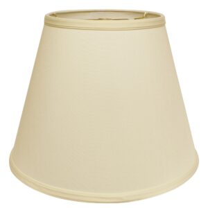 18" Ivory Empire Deep Slanted No Slub Lampshade