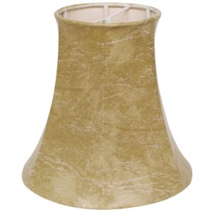 6" Parchment Set of 6 Slanted Faux Chandelier Lampshades