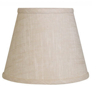 8" Light Wheat Hardback Empire Linen Lampshade