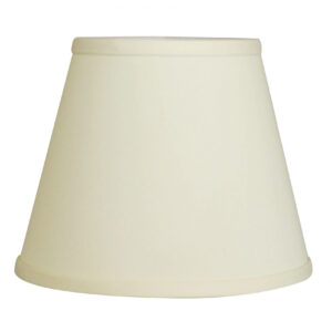 10" Ivory Hardback Empire No Slub Lampshade