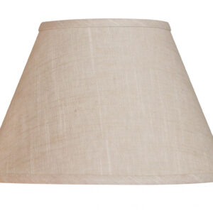 12" Light Wheat Premium Empire Slanted Linen Lampshade