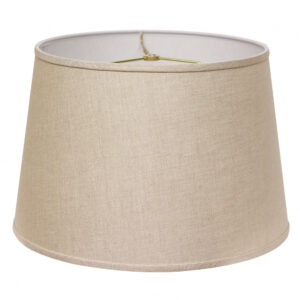 18" Dark Wheat Rounded Empire Slanted Linen Lampshape
