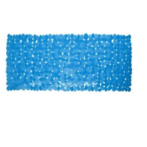 35" Blue Spa Pebbles Non Slip Bathtub Mat