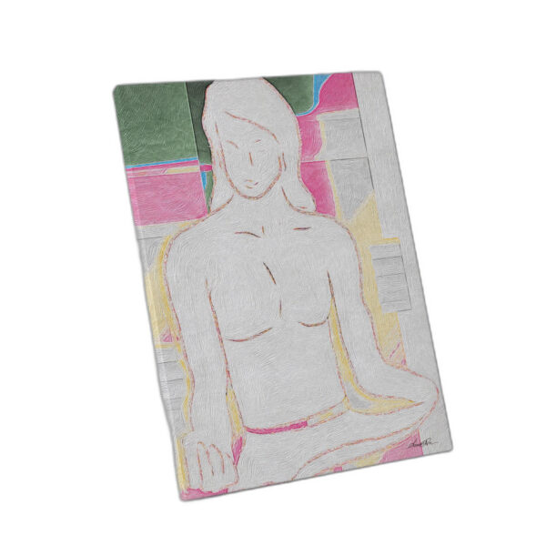 Art of Meditation Matte Canvas  Wrapped Canvas Print Wall Art