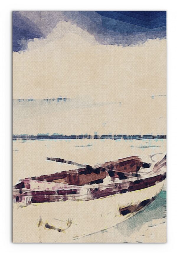 Sail Away Matte Canvas  Wrapped Canvas Print Wall Art