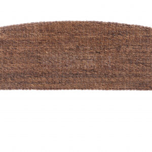 Brown Natural and Rustic Woven Banana Leaf Curved Queen Size Headboard