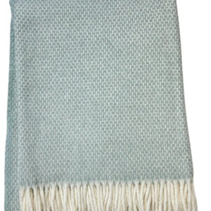 Soft Sky Blue Links Pattern Throw Blanket