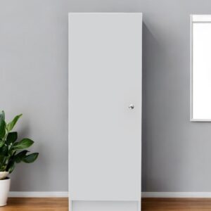 47" White Wood Pantry Or Storage Closet