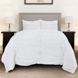 White Floral Queen Quilt