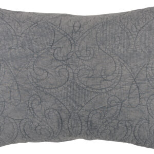 Gray Damask King Quilt