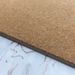 12" X 18" Gold And Silver Abstract Agglomerated cork Placemats