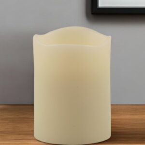 4" Ivory Flameless Pillar Candle