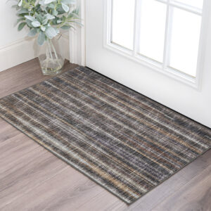 2' X 3' Brown Ombre Tufted Handmade Area Rug