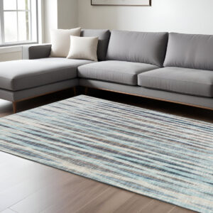 10' X 14' Blue Ombre Tufted Handmade Area Rug