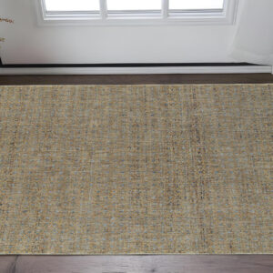 3' X 5' Blue and Silver Geometric Power Loom Area Rug