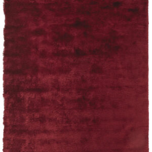 4' X 6' Red And Purple Shag Tufted Handmade Area Rug