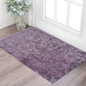 2' X 3' Purple Shag Tufted Handmade Area Rug