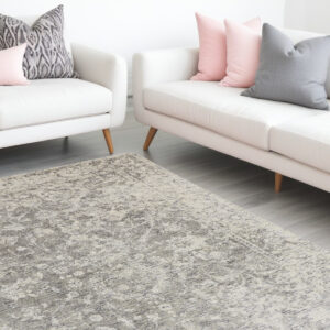 10' X 13' Ivory And Gray Abstract Hand Woven Area Rug