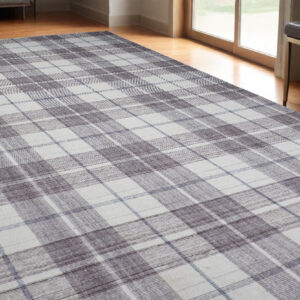 5' X 8' Gray Taupe And Ivory Abstract Hand Woven Stain Resistant Area Rug
