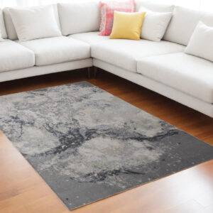 12' X 15' Gray Abstract Area Rug