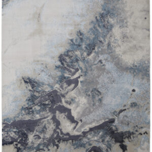 9' X 12' Blue Abstract Area Rug