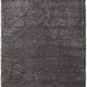 8' X 10' Gray Shag Power Loom Stain Resistant Area Rug