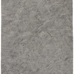 12' X 15' Gray Abstract Hand Woven Area Rug