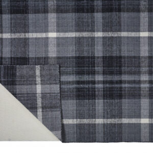 2' X 3' Black Gray And White Abstract Hand Woven Stain Resistant Area Rug