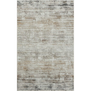 4' X 6' Gray Abstract Distressed Area Rug