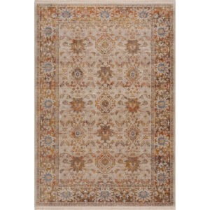 9' X 12' Ivory Oriental Area Rug