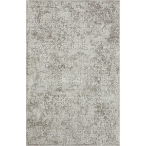10' X 14' Gray Abstract Distressed Area Rug