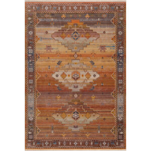 2' X 3' Brown Southwestern Area Rug