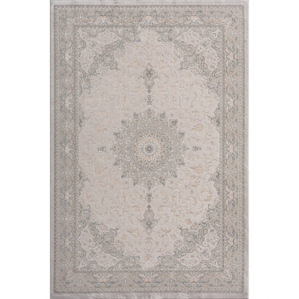 10' X 14' Gray Medallion Area Rug
