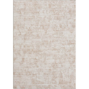 5' X 8' Beige Abstract Area Rug