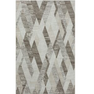 2' X 3' Gray Geometric Area Rug