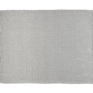 50" X 60" Gray and White Woven Cotton Geometric Throw Blanket with Fringe