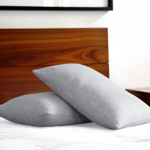 Set of Two Cloud Linen Pillowcases