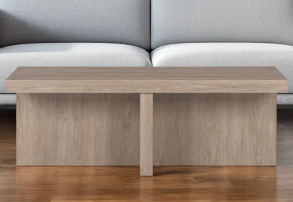 44" Gray Coffee Table
