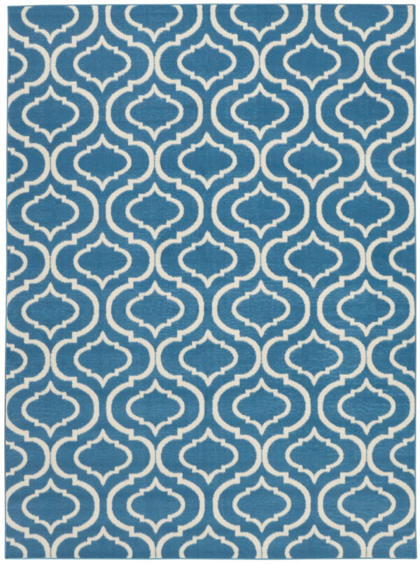 6' X 9' Gray Moroccan Power Loom Area Rug