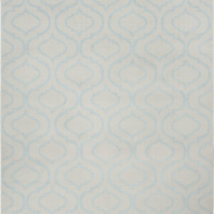 6' X 9' Gray Moroccan Power Loom Area Rug