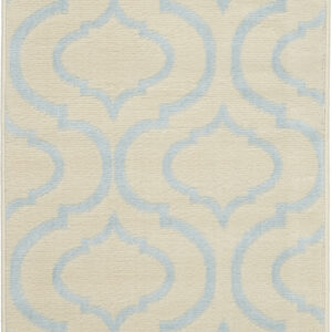 2' X 4' Gray Moroccan Power Loom Area Rug