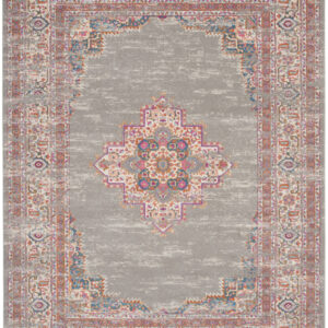 12' X 15' Blue Moroccan Power Loom Distressed Area Rug