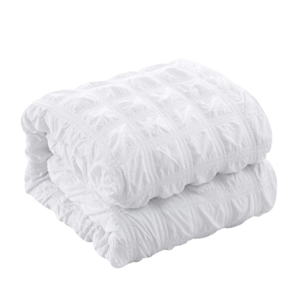 White King Polyester 180 Thread Count Washable Duvet Cover Set
