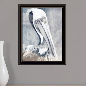 PELICAN Black Framed Print Wall Art