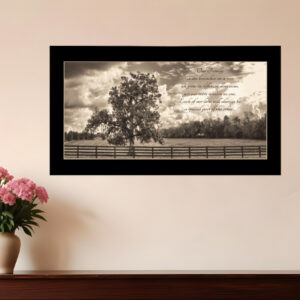 Our Family Black Framed Print Wall Art
